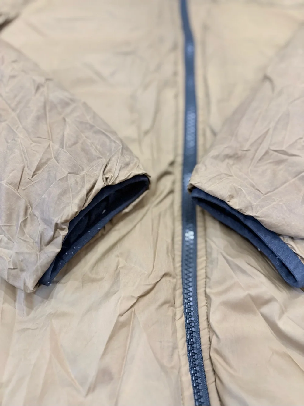 The North Face Men’s Hooded Puffer Jacket - Black & Tan Reversible